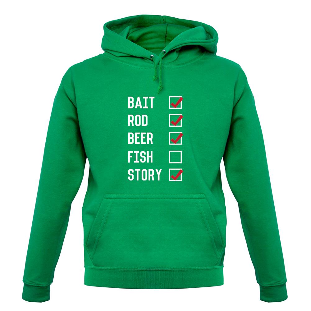 Fishing Checklist unisex hoodie Fishing Checklist unisex hoodie