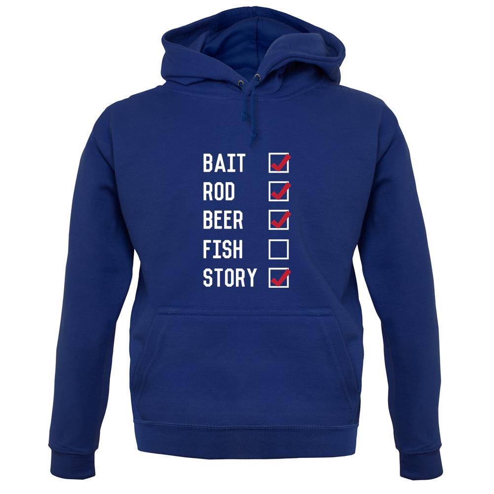 Fishing Checklist unisex hoodie Fishing Checklist unisex hoodie