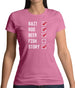Fishing Checklist Womens T-Shirt Fishing Checklist Womens T-Shirt