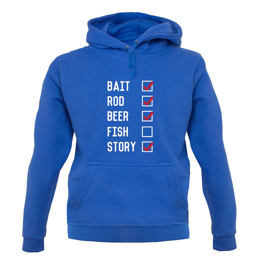 Fishing Checklist unisex hoodie Fishing Checklist unisex hoodie