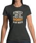 Fitness Donut In My Mouth Womens T-Shirt Fitness Donut In My Mouth Womens T-Shirt