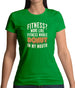 Fitness Donut In My Mouth Womens T-Shirt Fitness Donut In My Mouth Womens T-Shirt