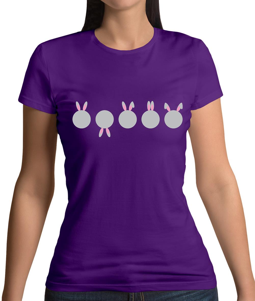 Five Bunnies Womens T-Shirt Five Bunnies Womens T-Shirt