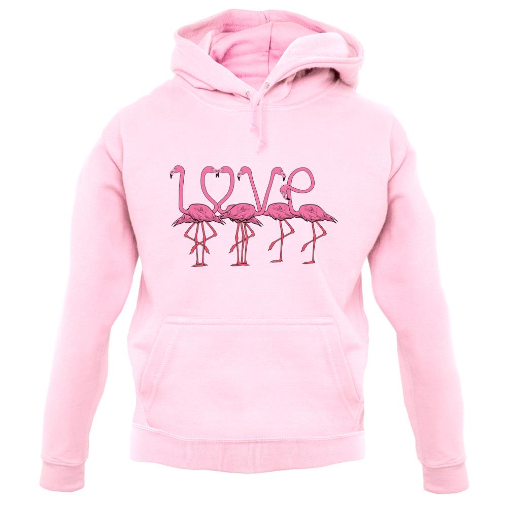 Flamingo Love unisex hoodie Flamingo Love unisex hoodie