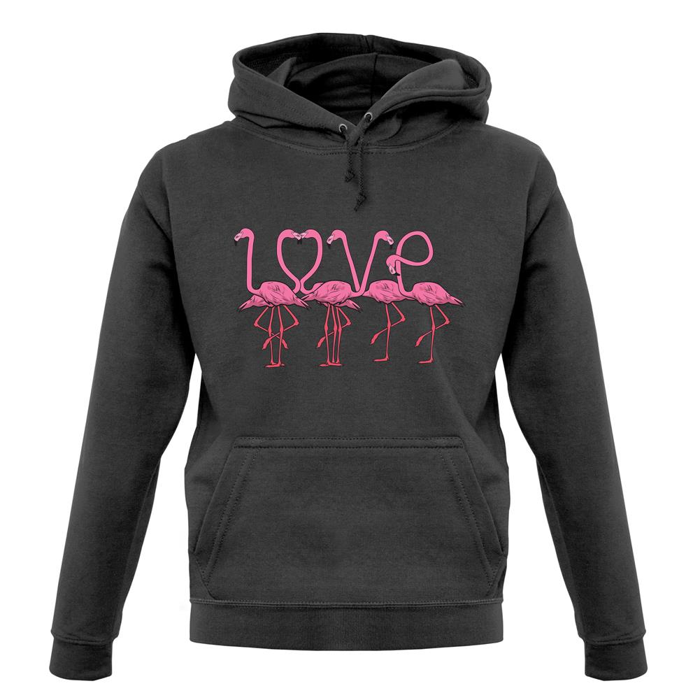 Flamingo Love unisex hoodie Flamingo Love unisex hoodie