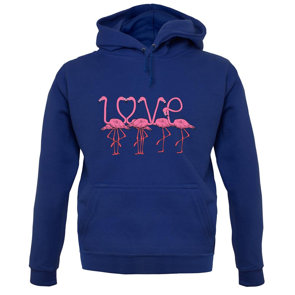 Flamingo Love unisex hoodie Flamingo Love unisex hoodie