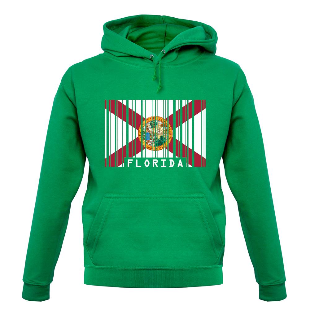 Florida Barcode Style Flag unisex hoodie Florida Barcode Style Flag unisex hoodie