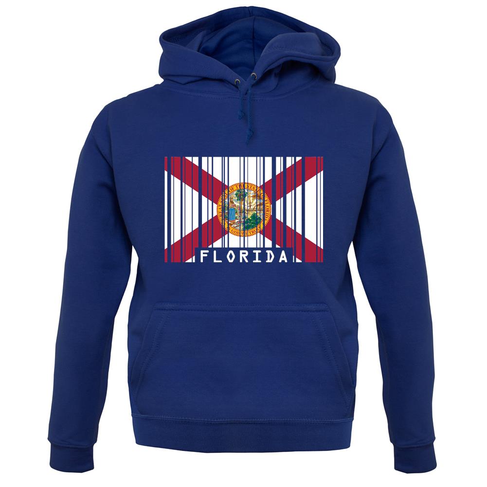Florida Barcode Style Flag unisex hoodie Florida Barcode Style Flag unisex hoodie