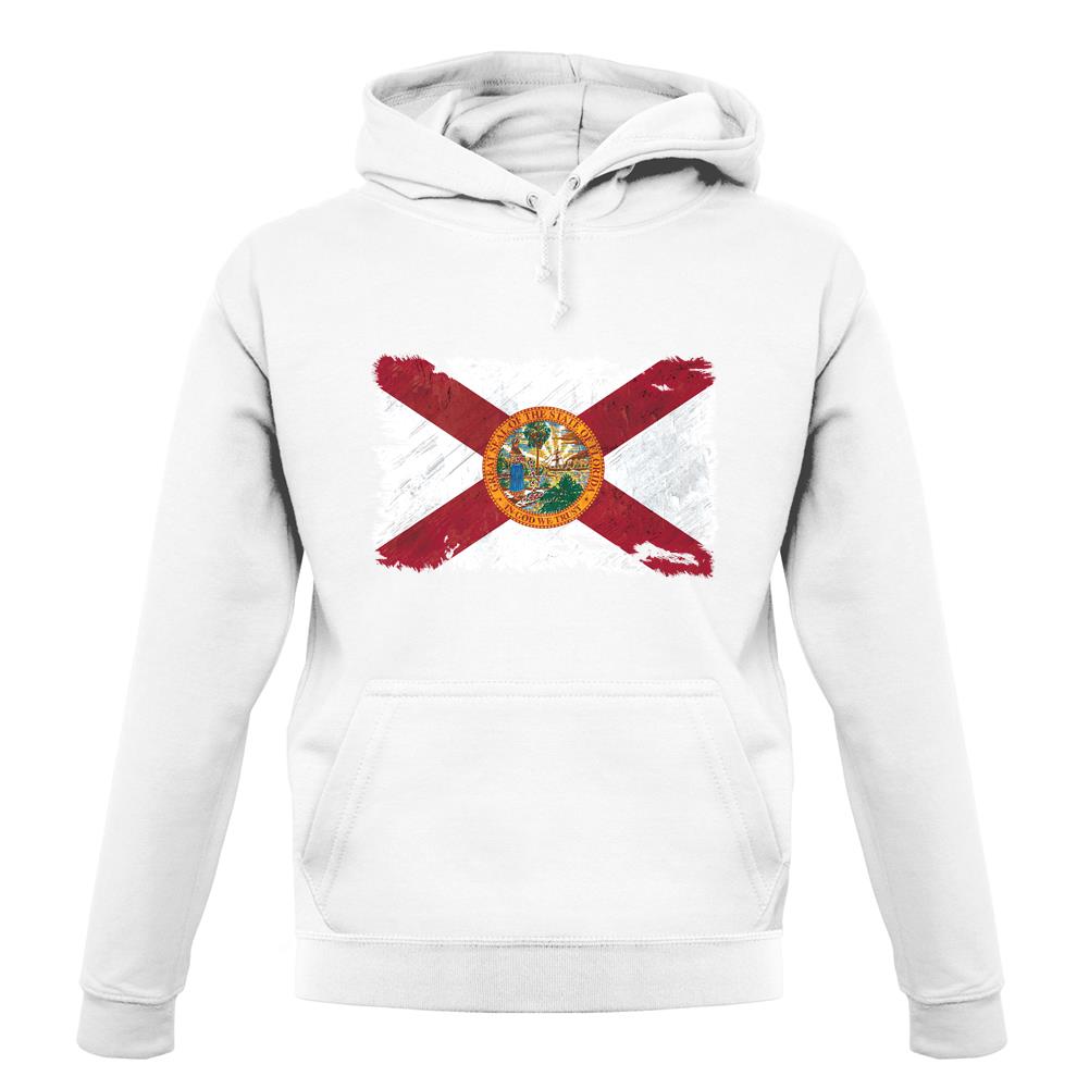Florida Grunge Style Flag unisex hoodie Florida Grunge Style Flag unisex hoodie