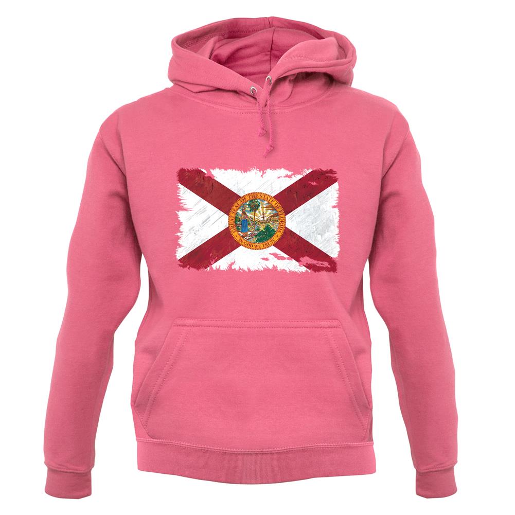 Florida Grunge Style Flag unisex hoodie Florida Grunge Style Flag unisex hoodie