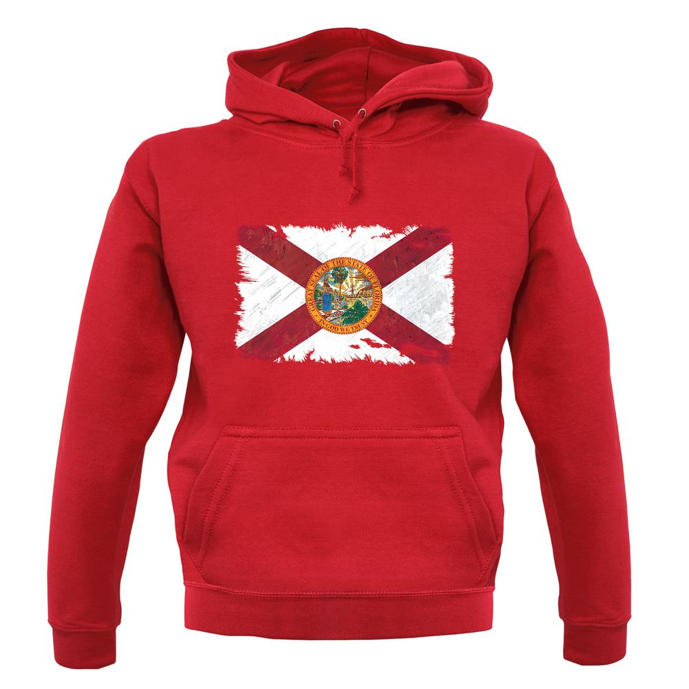 Florida Grunge Style Flag unisex hoodie Florida Grunge Style Flag unisex hoodie