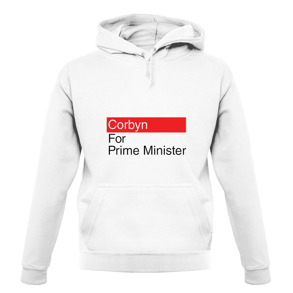 Corbyn For Prime Minister unisex hoodie Corbyn For Prime Minister unisex hoodie