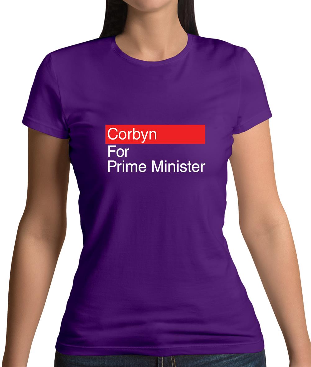 Corbyn For Prime Minister Womens T-Shirt Corbyn For Prime Minister Womens T-Shirt