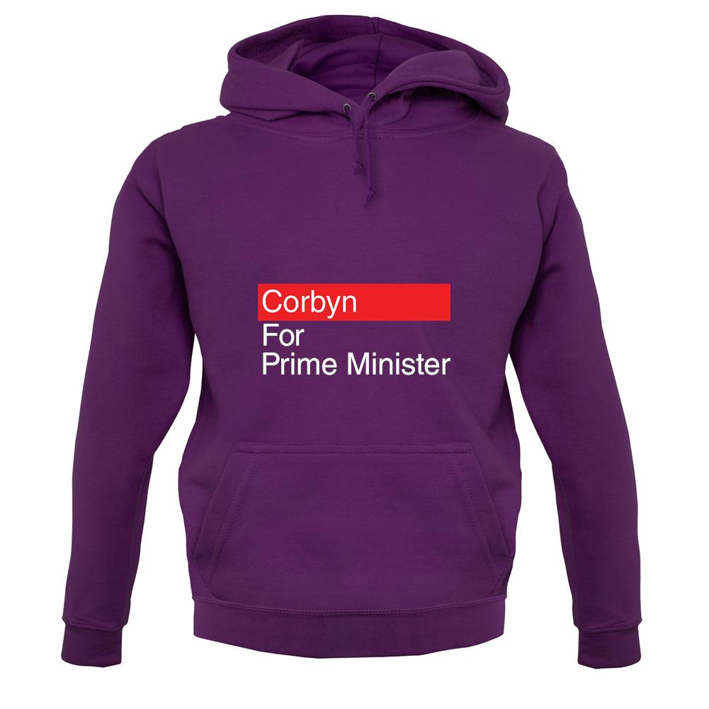 Corbyn For Prime Minister unisex hoodie Corbyn For Prime Minister unisex hoodie