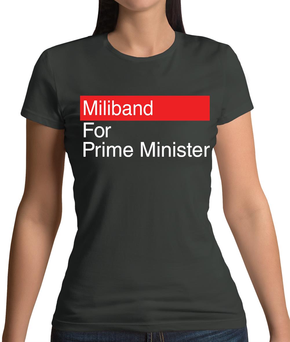 Miliband For Prime Minister Womens T-Shirt Miliband For Prime Minister Womens T-Shirt