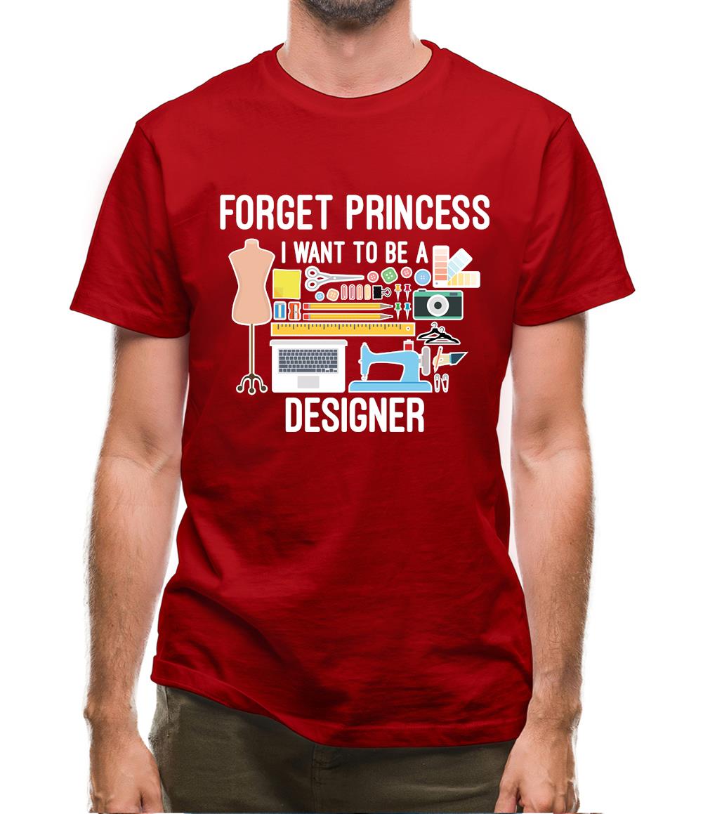 Forget Princess Designer Mens T-Shirt Forget Princess Designer Mens T-Shirt