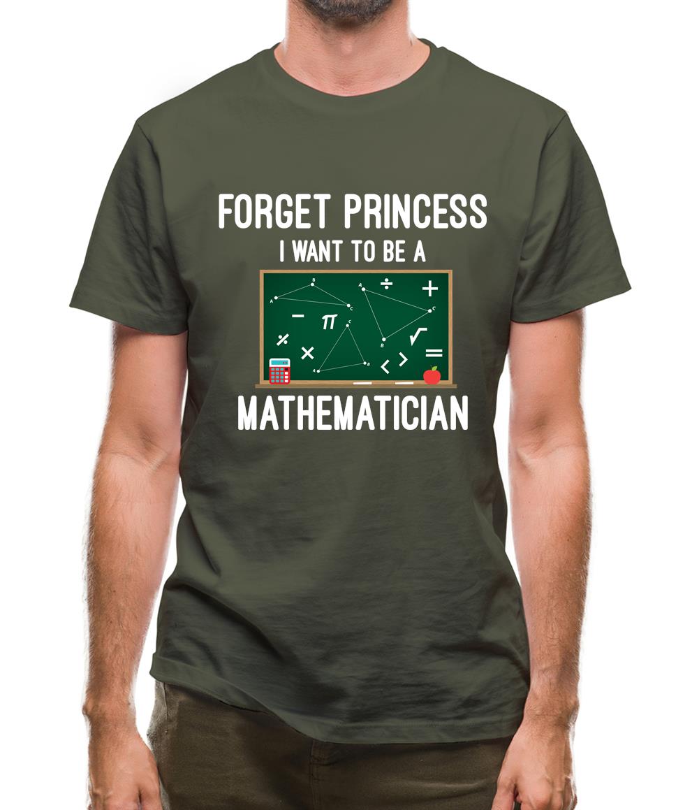 Forget Princess Maths Mens T-Shirt Forget Princess Maths Mens T-Shirt