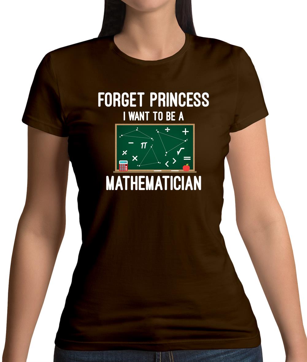 Forget Princess Maths Womens T-Shirt Forget Princess Maths Womens T-Shirt