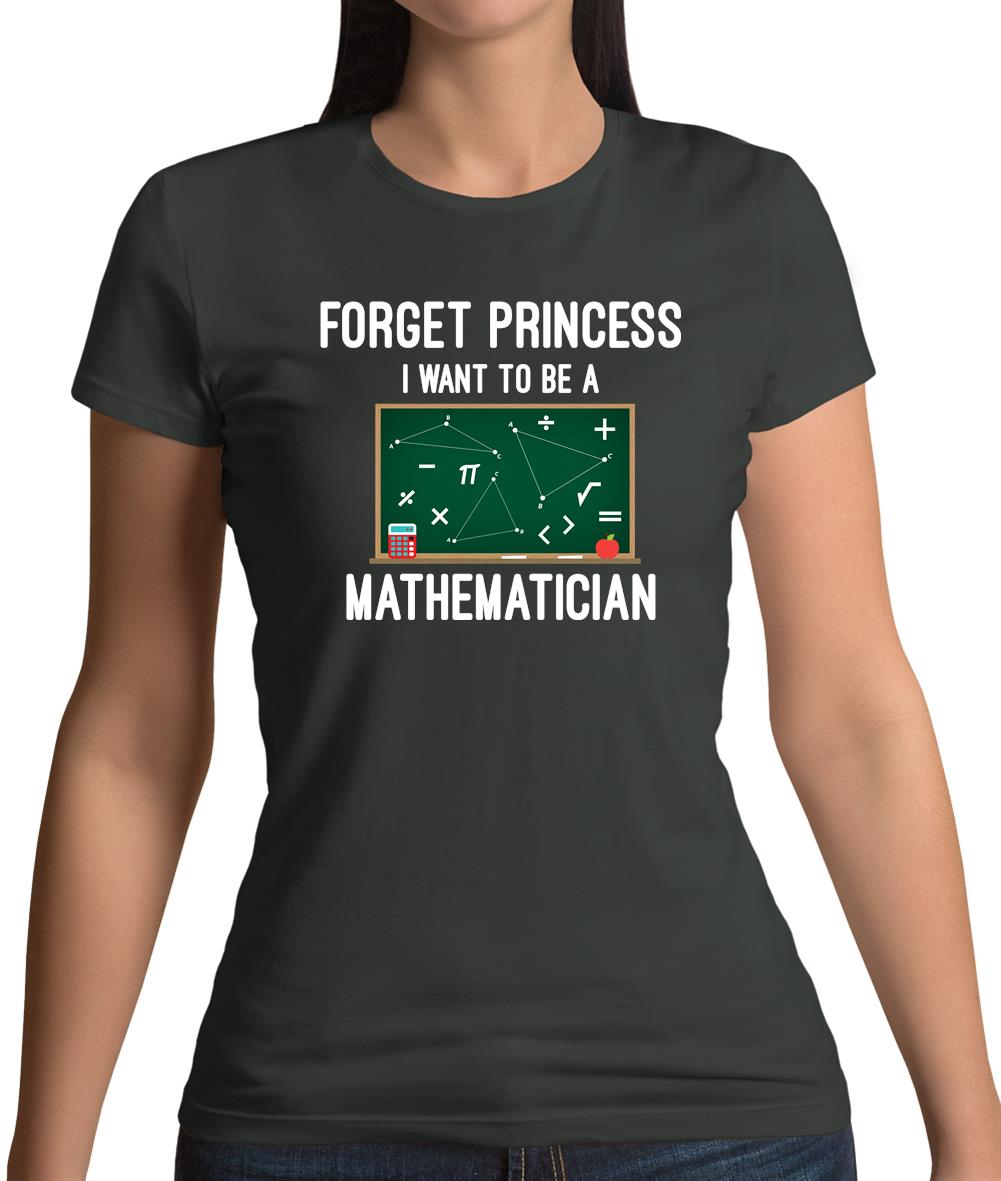 Forget Princess Maths Womens T-Shirt Forget Princess Maths Womens T-Shirt