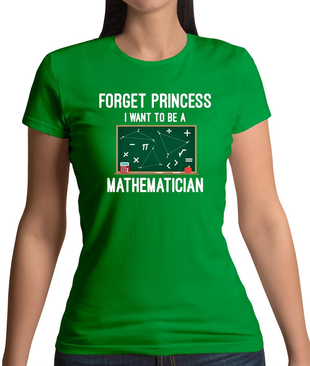 Forget Princess Maths Womens T-Shirt Forget Princess Maths Womens T-Shirt