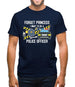 Forget Princess Police Officer Mens T-Shirt Forget Princess Police Officer Mens T-Shirt