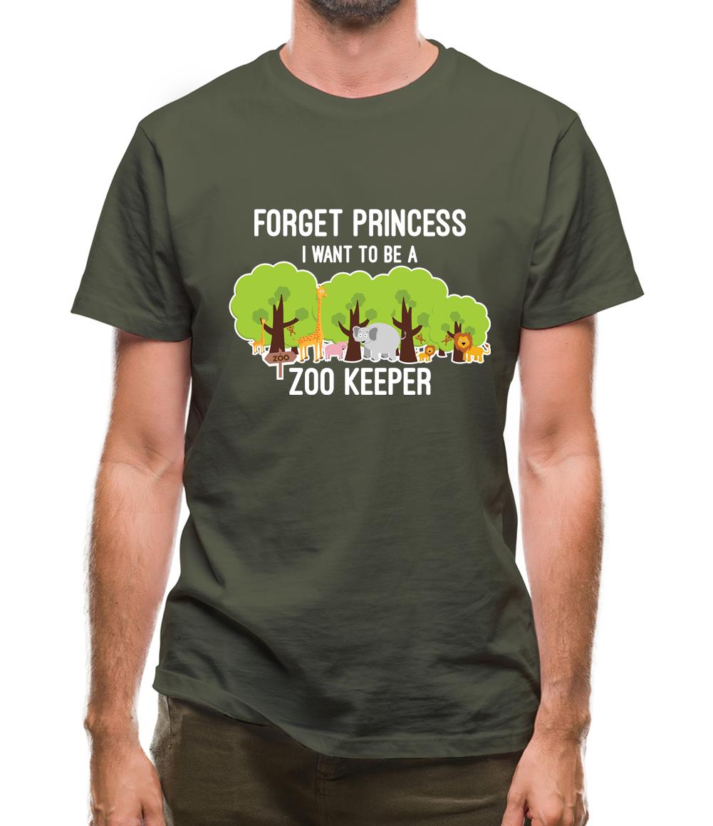 Forget Princess Zoo Keeper Mens T-Shirt Forget Princess Zoo Keeper Mens T-Shirt