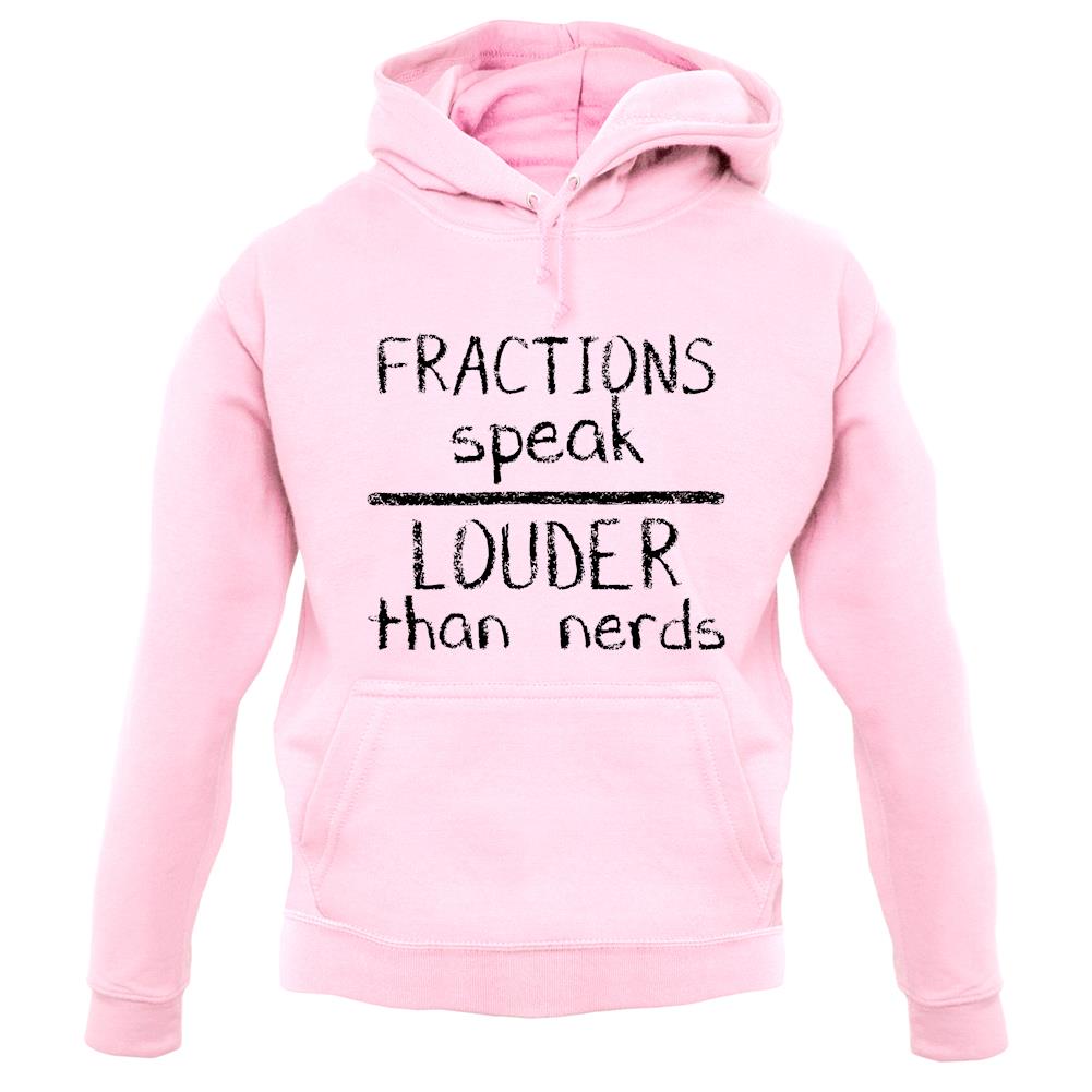 Fractions Louder Than Nerds unisex hoodie Fractions Louder Than Nerds unisex hoodie