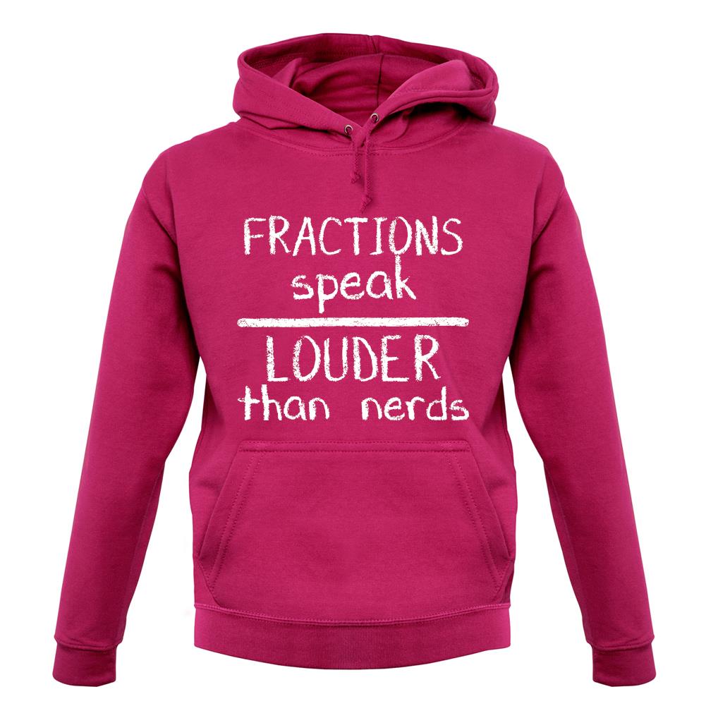 Fractions Louder Than Nerds unisex hoodie Fractions Louder Than Nerds unisex hoodie