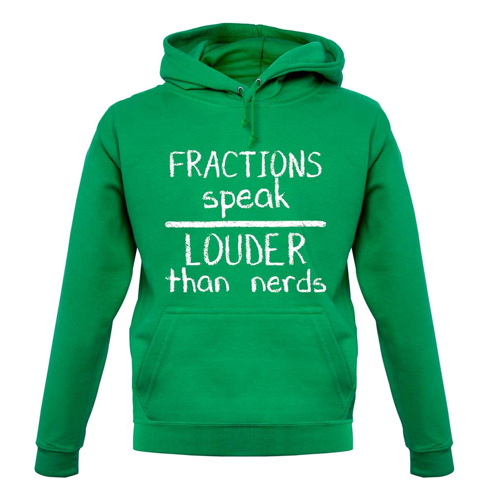 Fractions Louder Than Nerds unisex hoodie Fractions Louder Than Nerds unisex hoodie