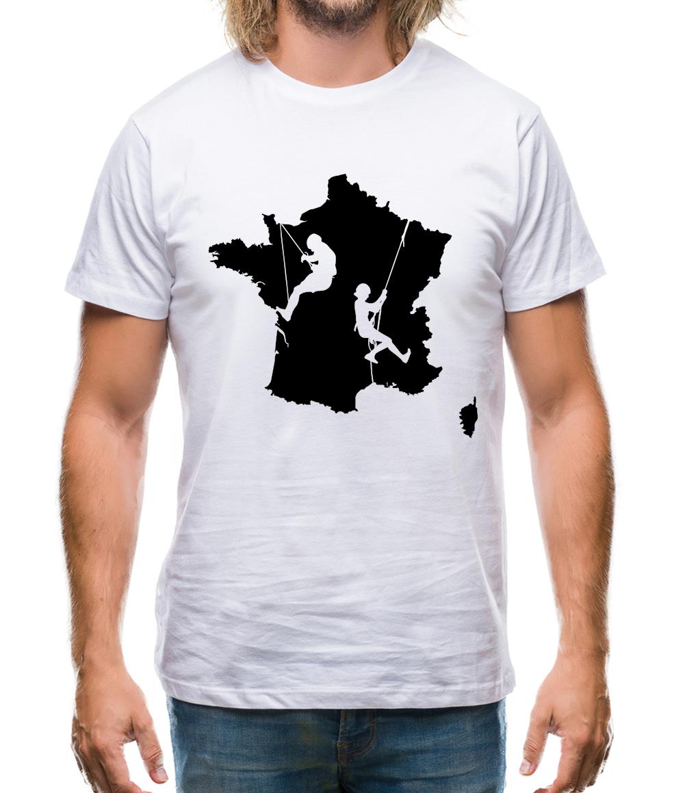 France Climbing Mens T-Shirt France Climbing Mens T-Shirt