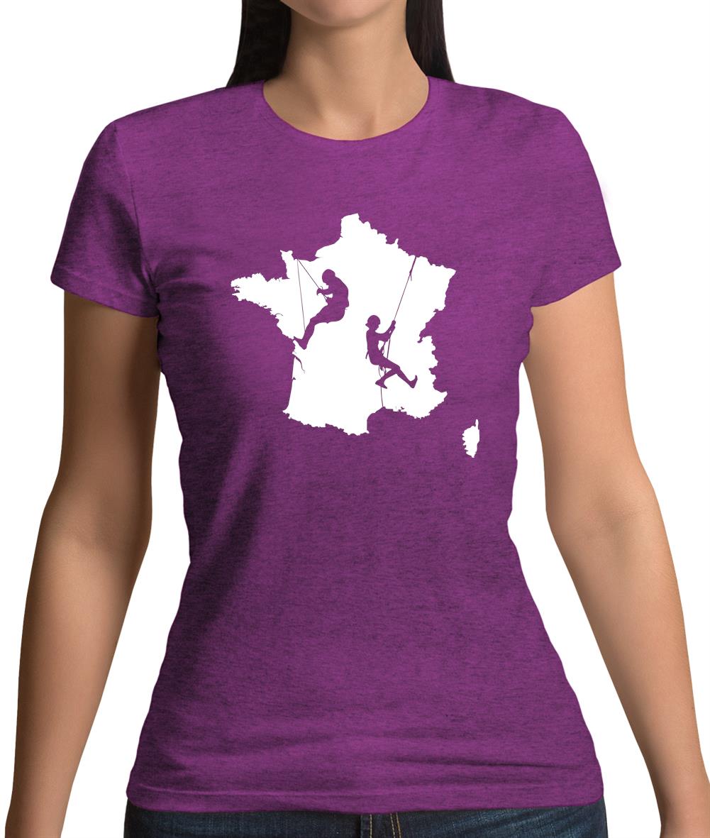 France Climbing Womens T-Shirt France Climbing Womens T-Shirt