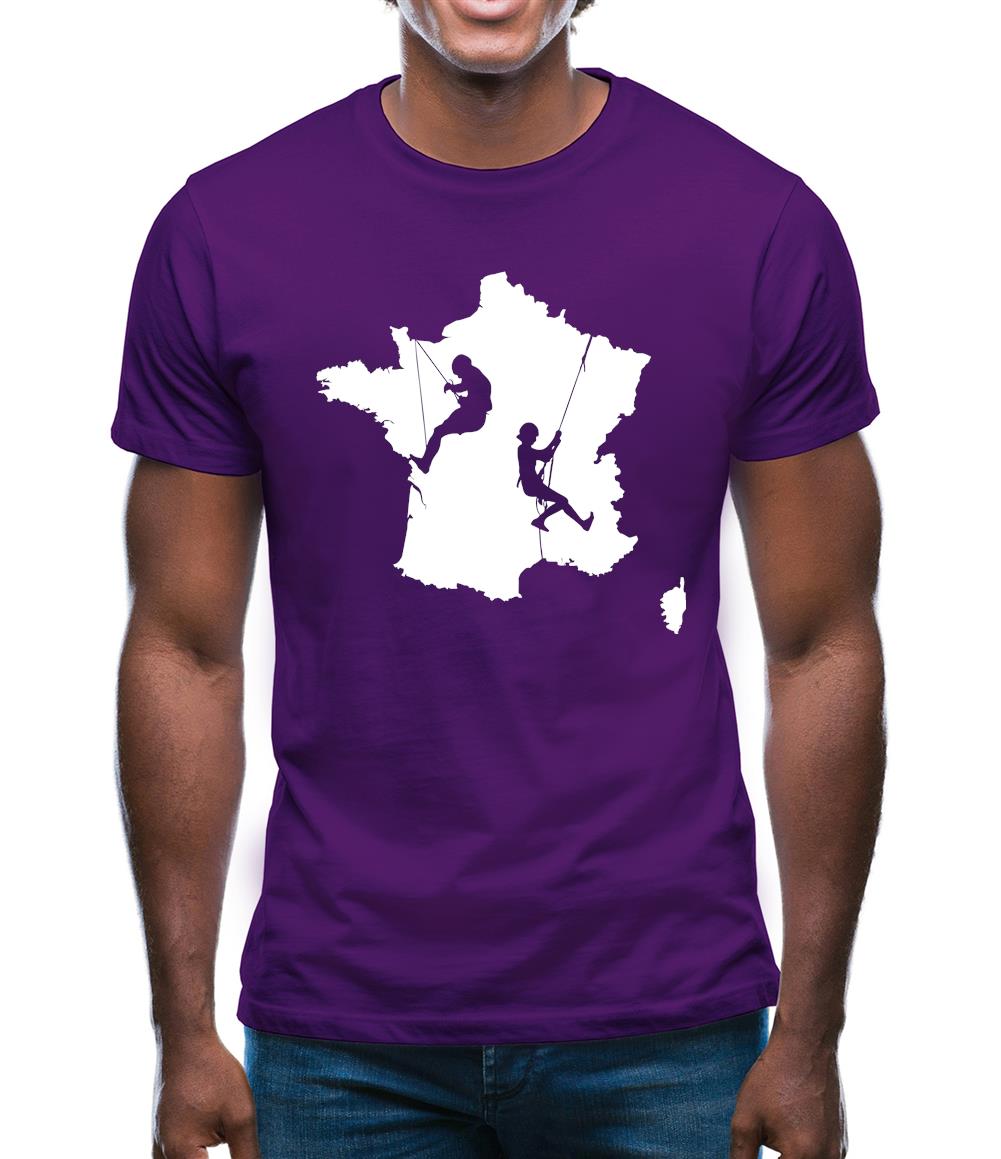 France Climbing Mens T-Shirt France Climbing Mens T-Shirt