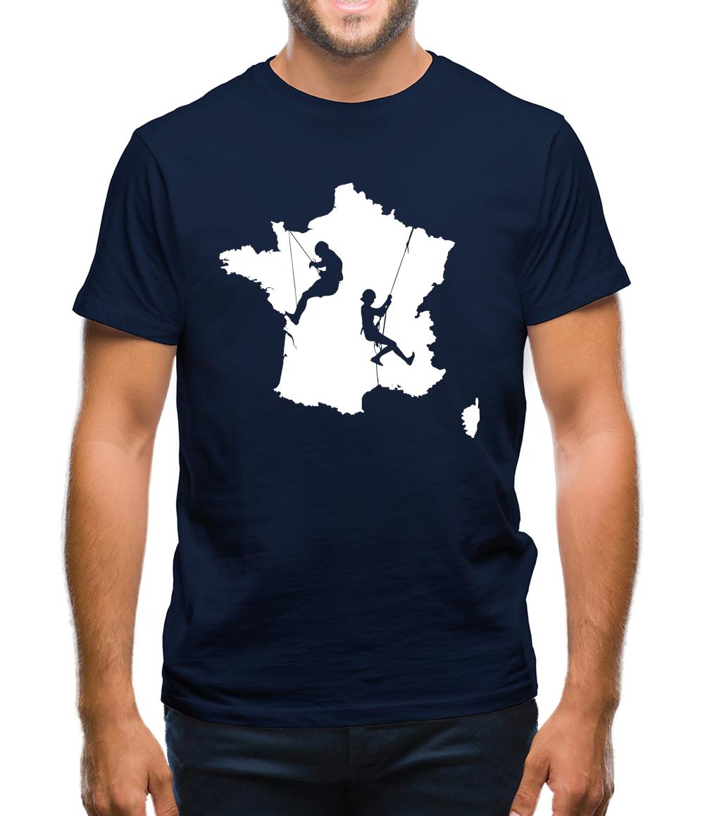 France Climbing Mens T-Shirt France Climbing Mens T-Shirt