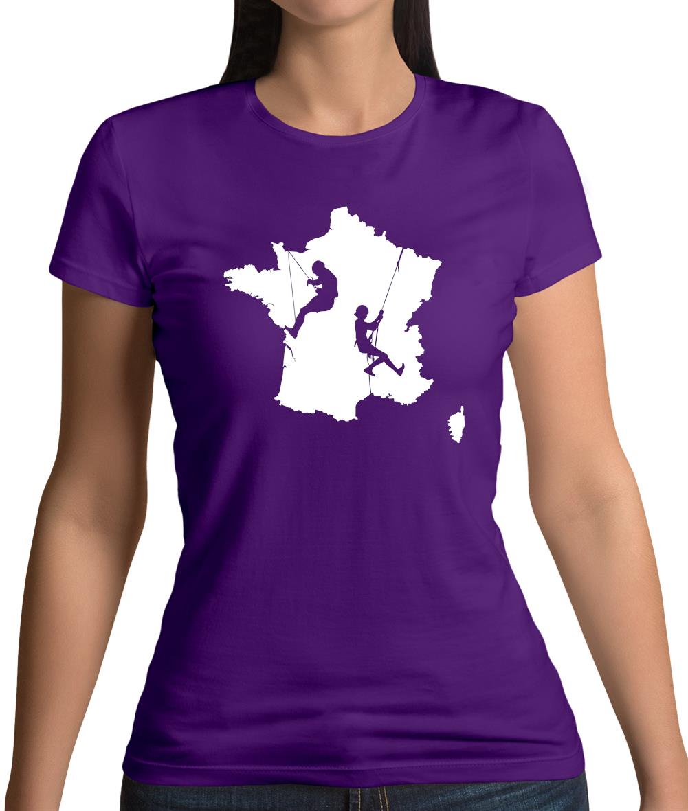France Climbing Womens T-Shirt France Climbing Womens T-Shirt