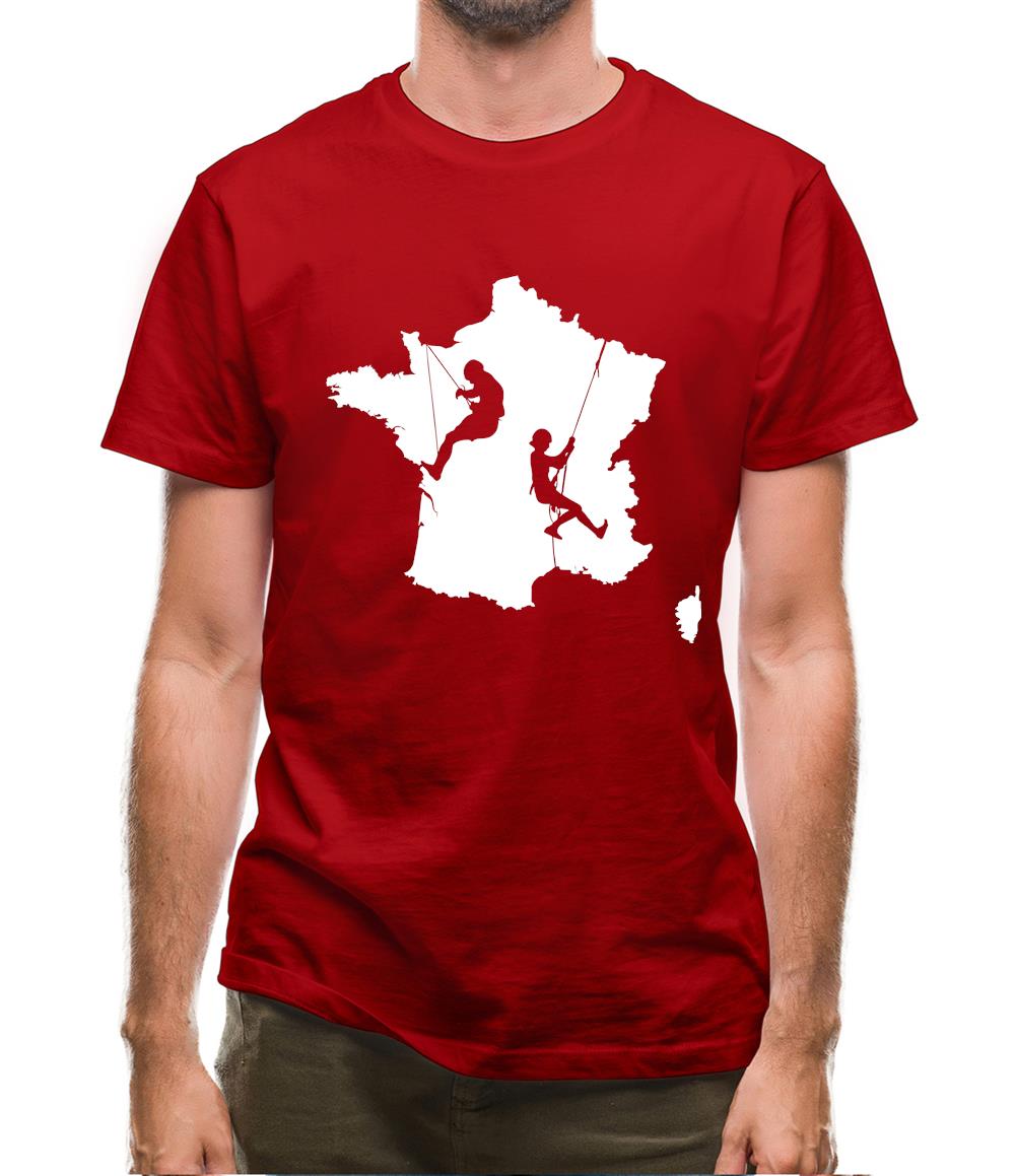 France Climbing Mens T-Shirt France Climbing Mens T-Shirt