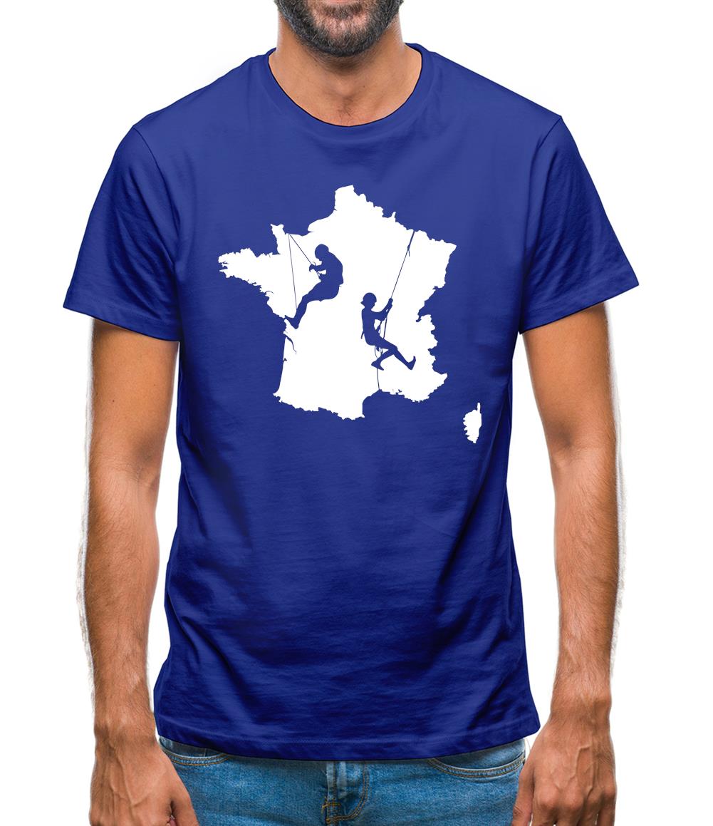 France Climbing Mens T-Shirt France Climbing Mens T-Shirt