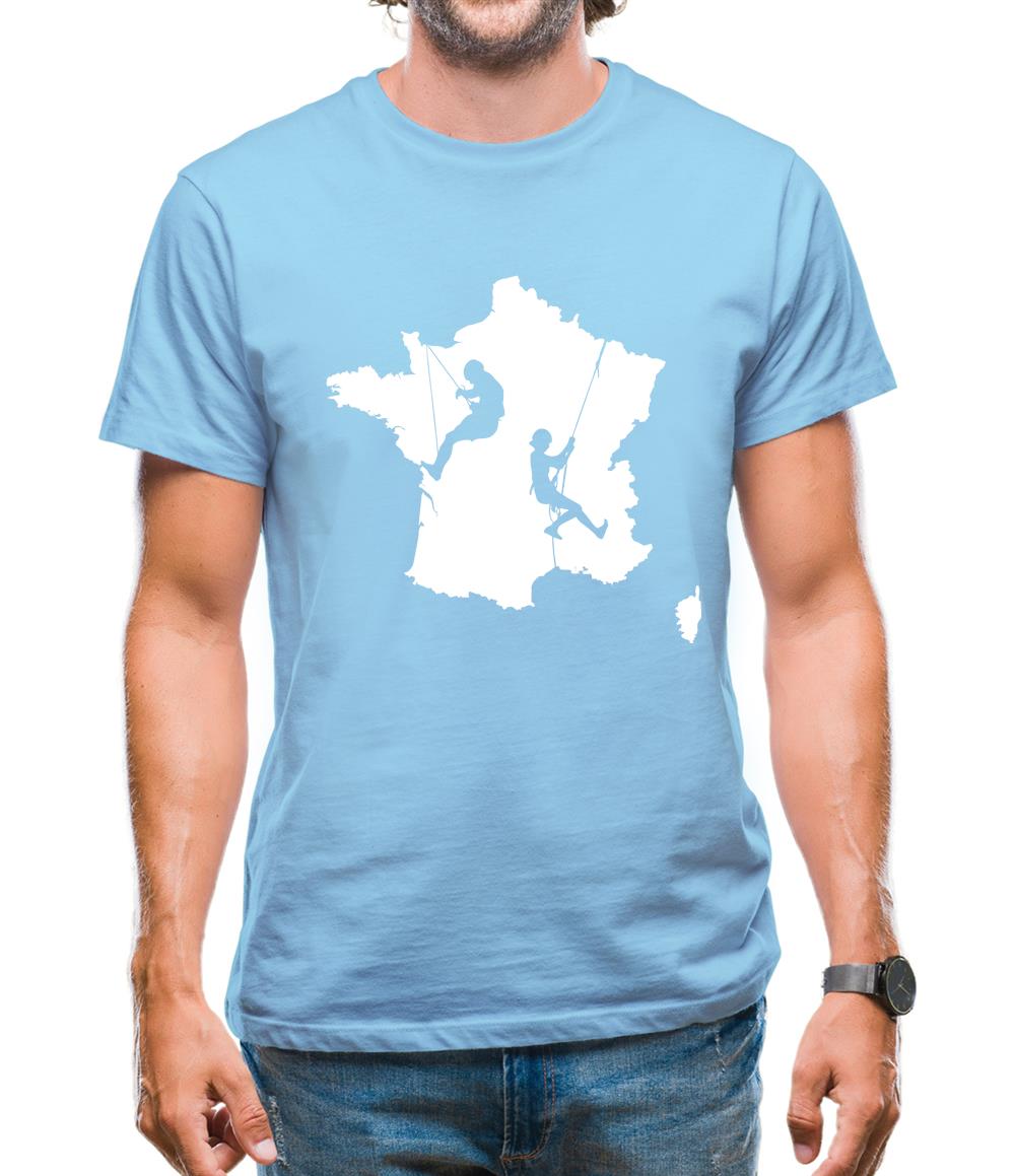 France Climbing Mens T-Shirt France Climbing Mens T-Shirt