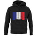 France Barcode Style Flag unisex hoodie France Barcode Style Flag unisex hoodie