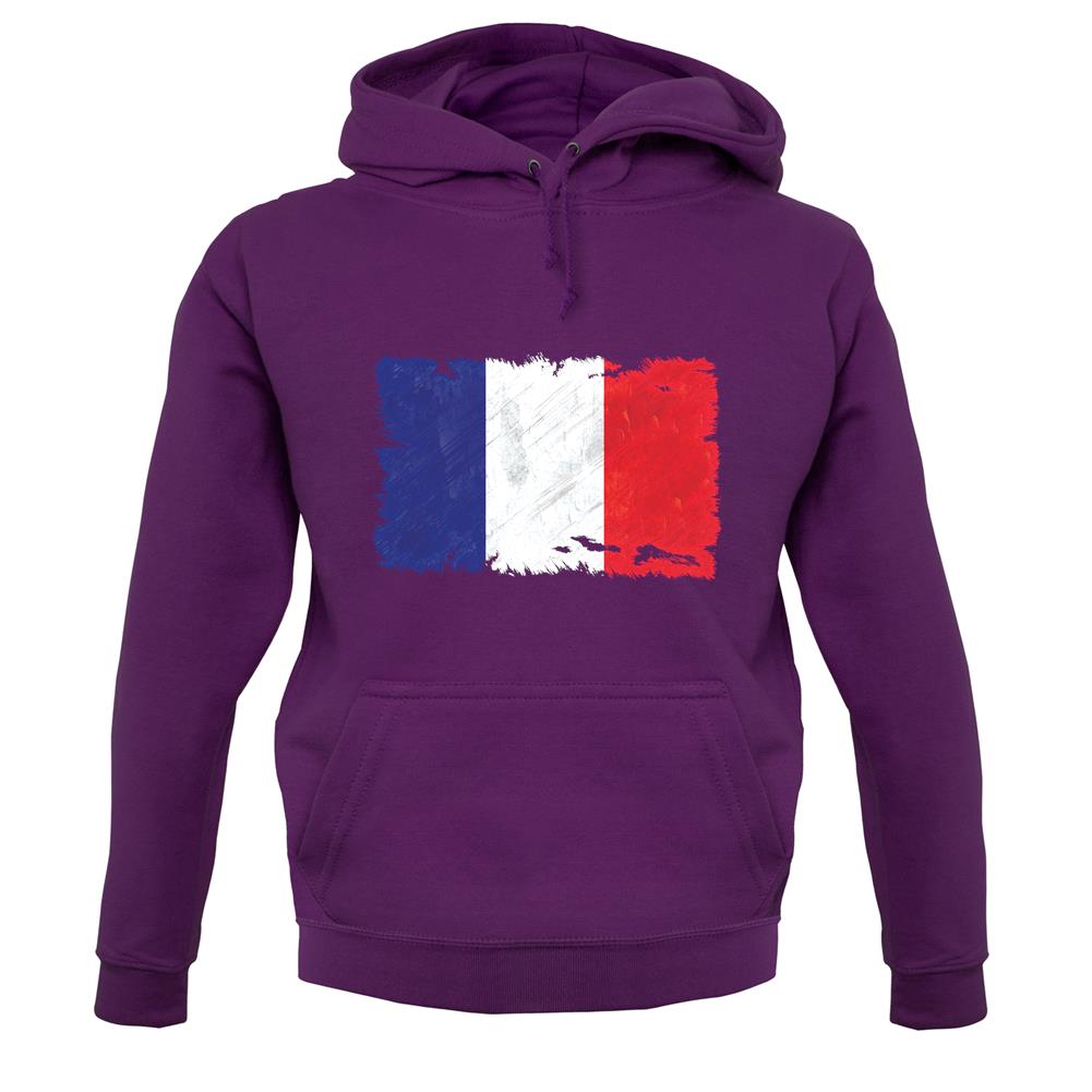 France Grunge Style Flag unisex hoodie France Grunge Style Flag unisex hoodie