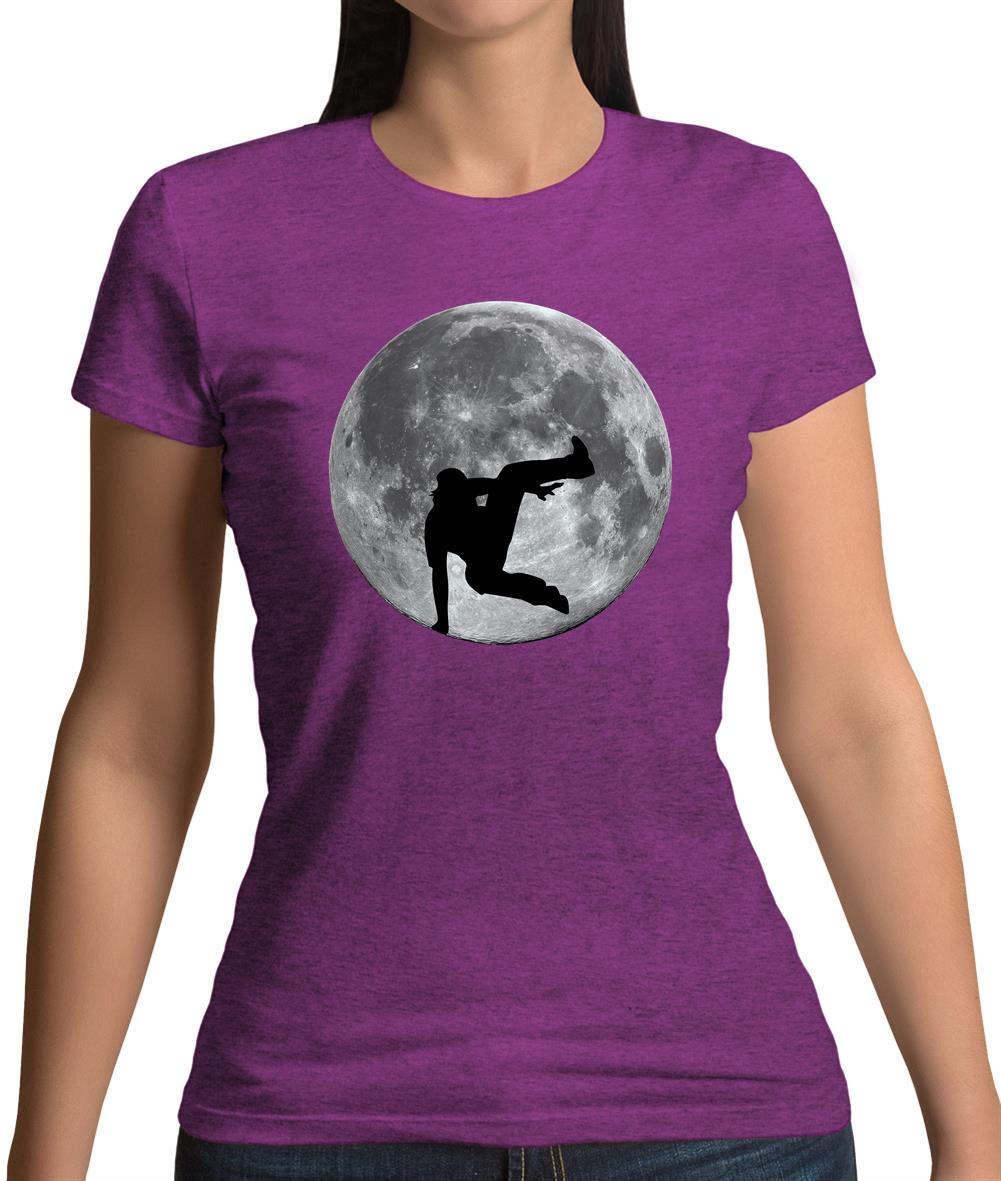 Free Running Moon Womens T-Shirt Free Running Moon Womens T-Shirt