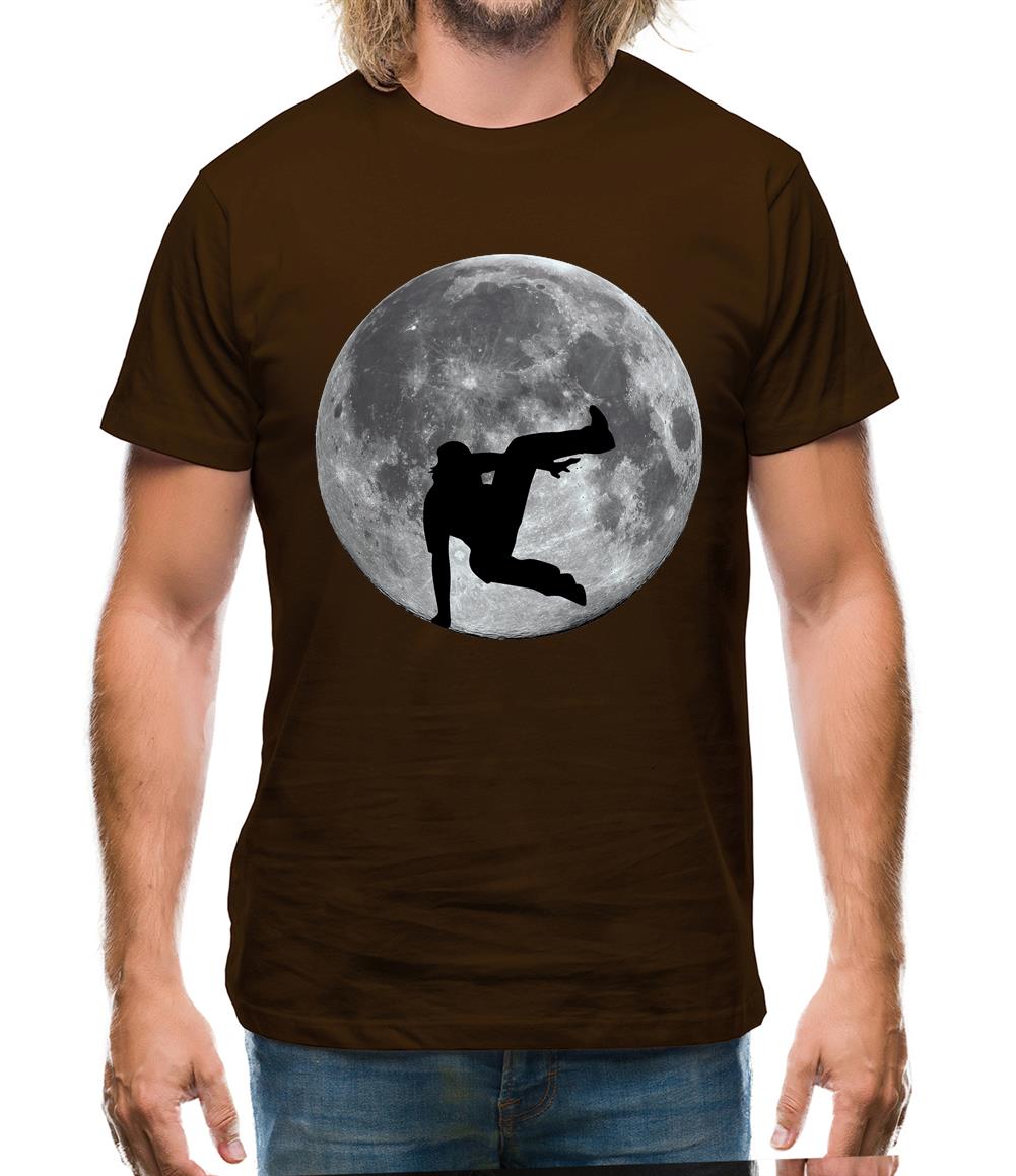 Free Running Moon Mens T-Shirt Free Running Moon Mens T-Shirt
