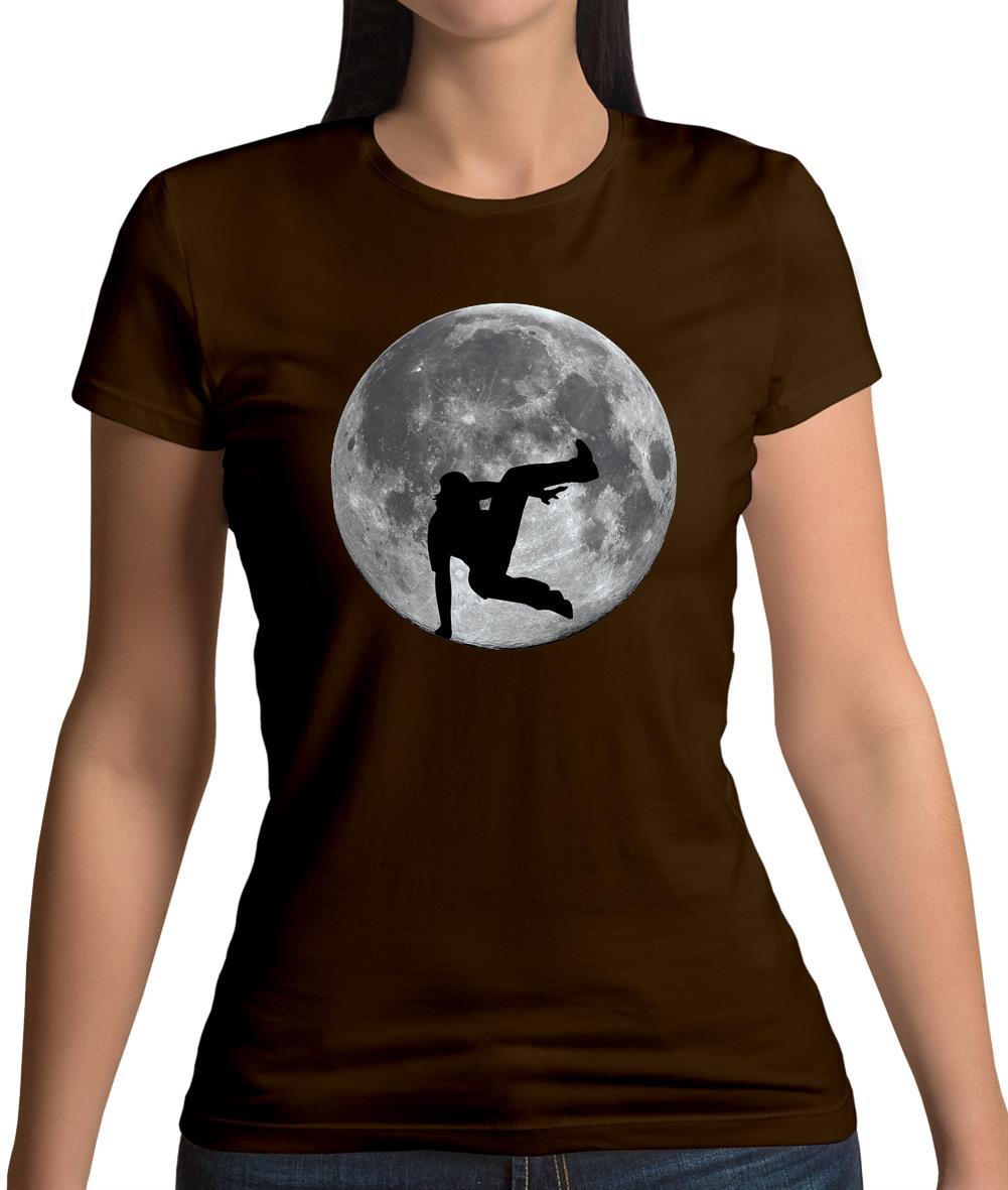 Free Running Moon Womens T-Shirt Free Running Moon Womens T-Shirt