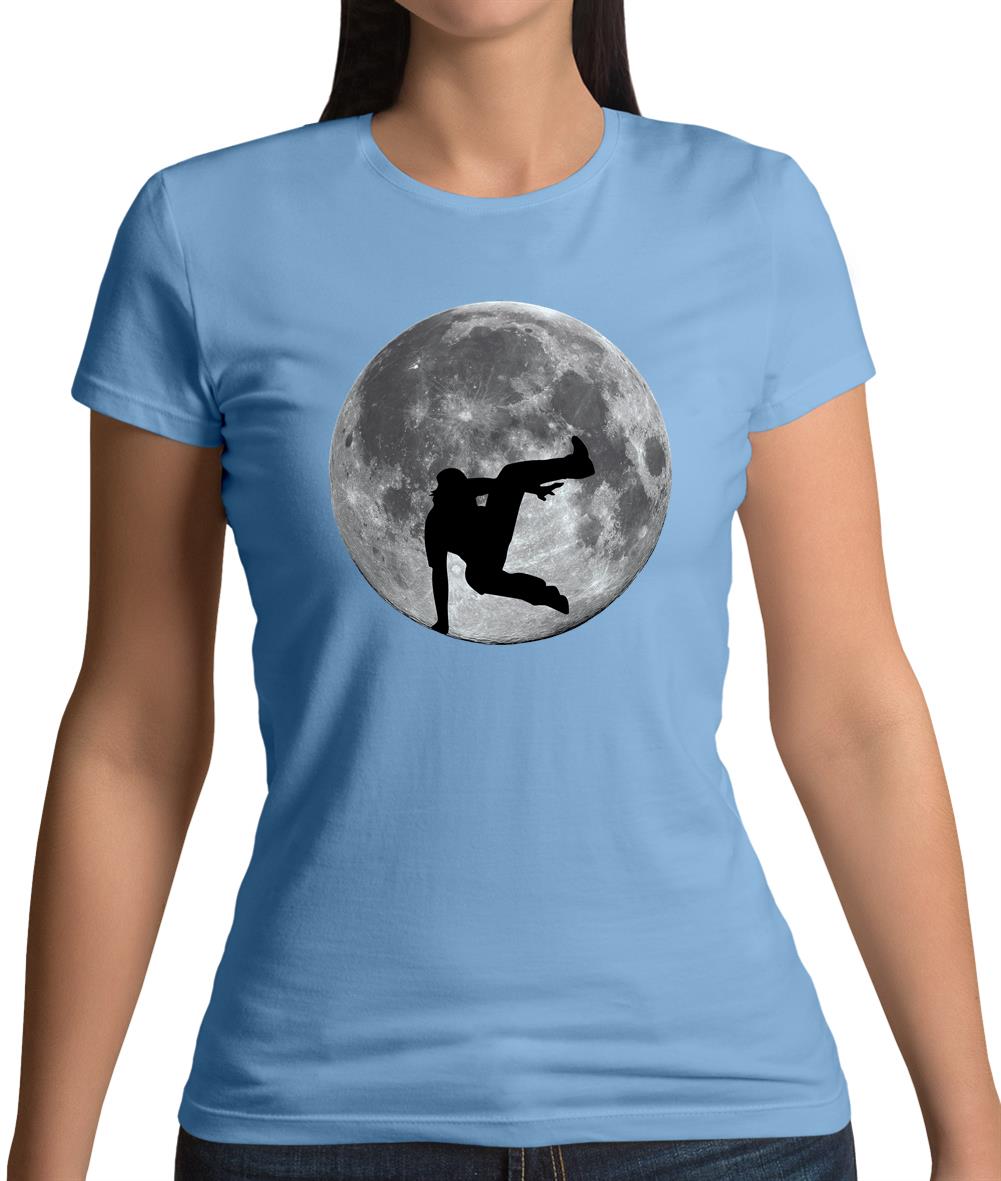 Free Running Moon Womens T-Shirt Free Running Moon Womens T-Shirt