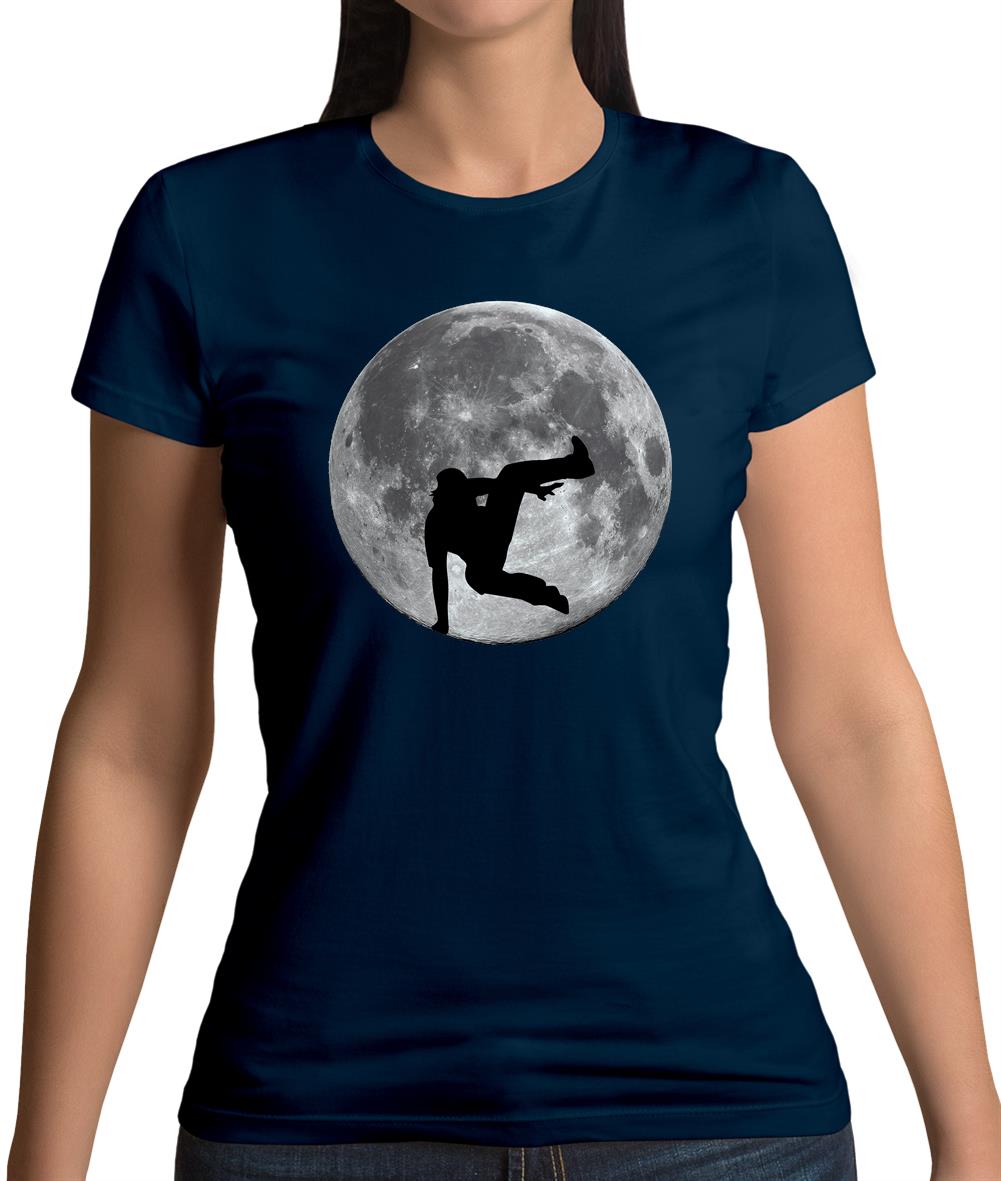 Free Running Moon Womens T-Shirt Free Running Moon Womens T-Shirt