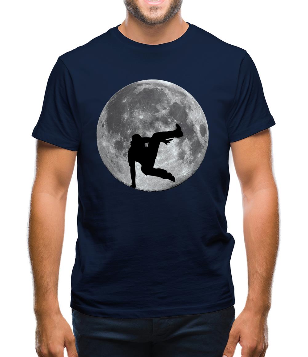 Free Running Moon Mens T-Shirt Free Running Moon Mens T-Shirt