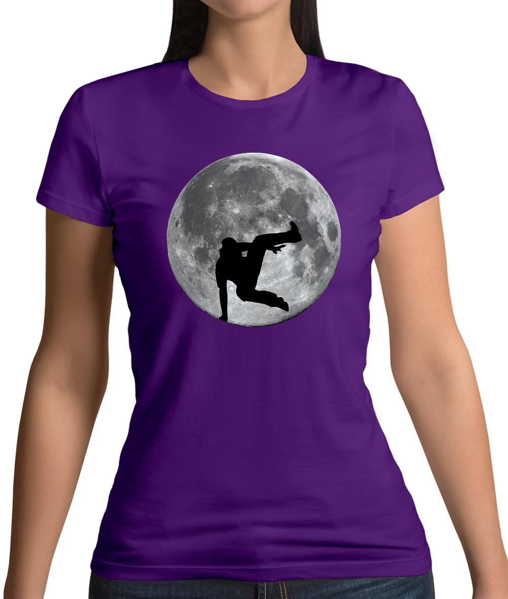 Free Running Moon Womens T-Shirt Free Running Moon Womens T-Shirt