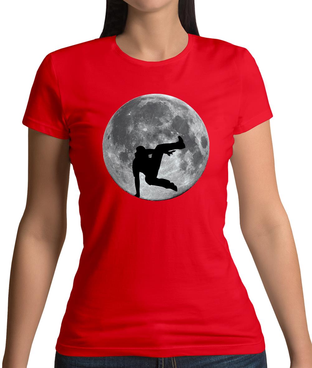 Free Running Moon Womens T-Shirt Free Running Moon Womens T-Shirt