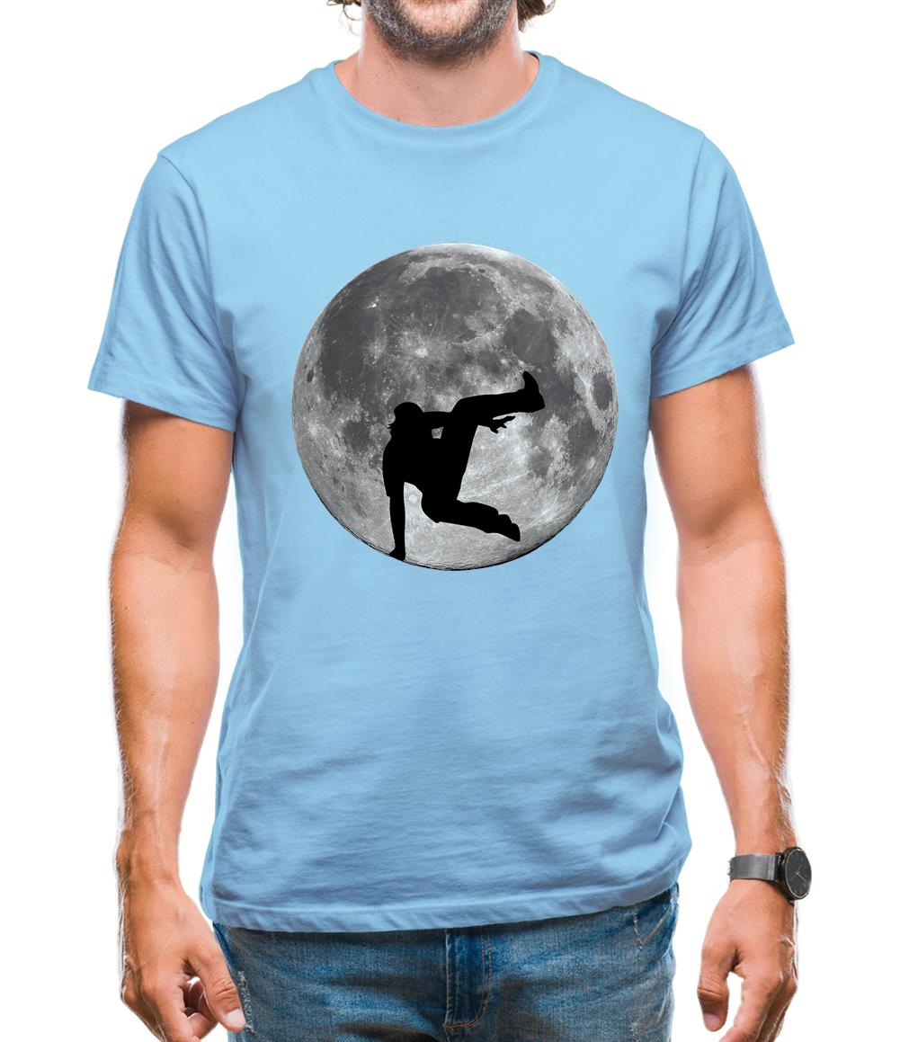 Free Running Moon Mens T-Shirt Free Running Moon Mens T-Shirt