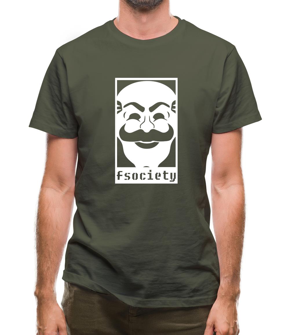 Fsociety Mask Mens T-Shirt Fsociety Mask Mens T-Shirt