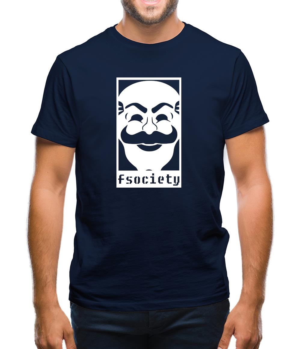 Fsociety Mask Mens T-Shirt Fsociety Mask Mens T-Shirt